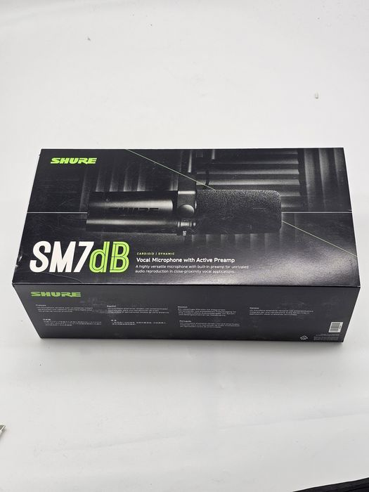 Shure SM7dB, Microfon Vocal Dinamic Cardioid cu preamp integrat, 50Hz-20kHz
