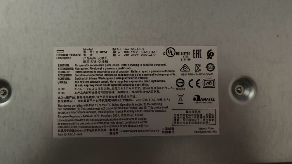 Switch HPE OfficeConnect 1920S 48G 4SFP JL382A managed gigabit