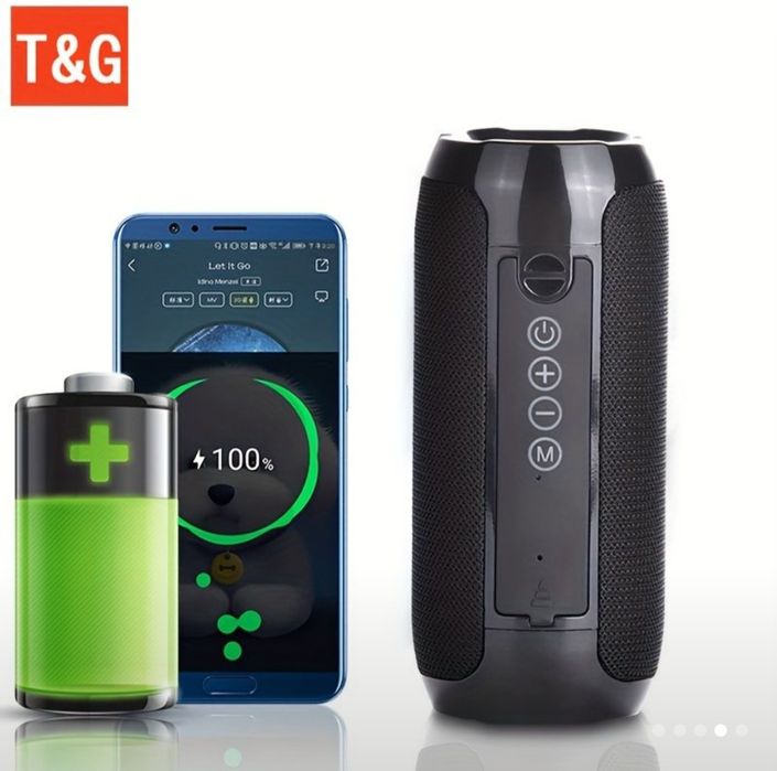 TG117 Портативна безжична wireless тонколонка HiFi стерео съраунд