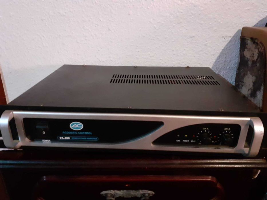 Amplificator Acoustic Control  PA-400 si stereo mixer SM-500