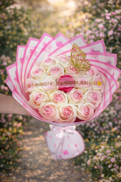 Buchete trandafiri sapun