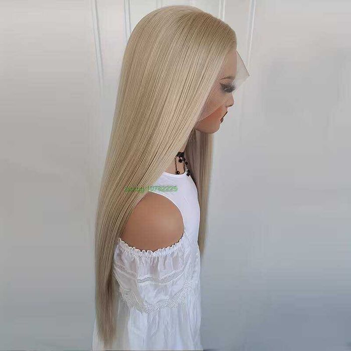 Права дантелена перука 13x4 в пепеляво русо