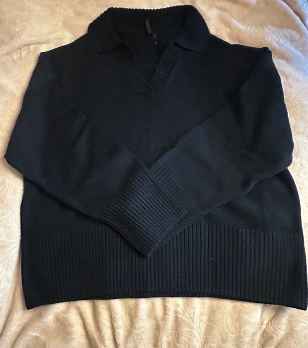 Чёрная кофта oversize
