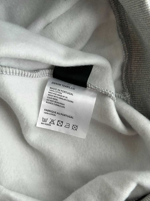 Denim Tears суичър худи с принт Cotton Wreath