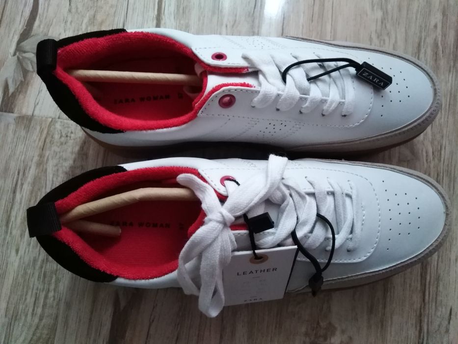 Adidasi/sneakers/pantofi sport Zara din piele naturala