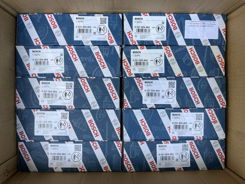 Bosch Bobina 0221504100 Injector 0261500008