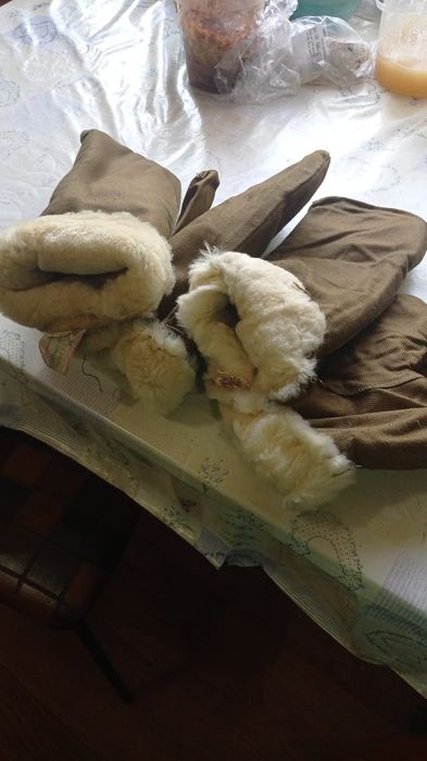 Варежки меховые армейские