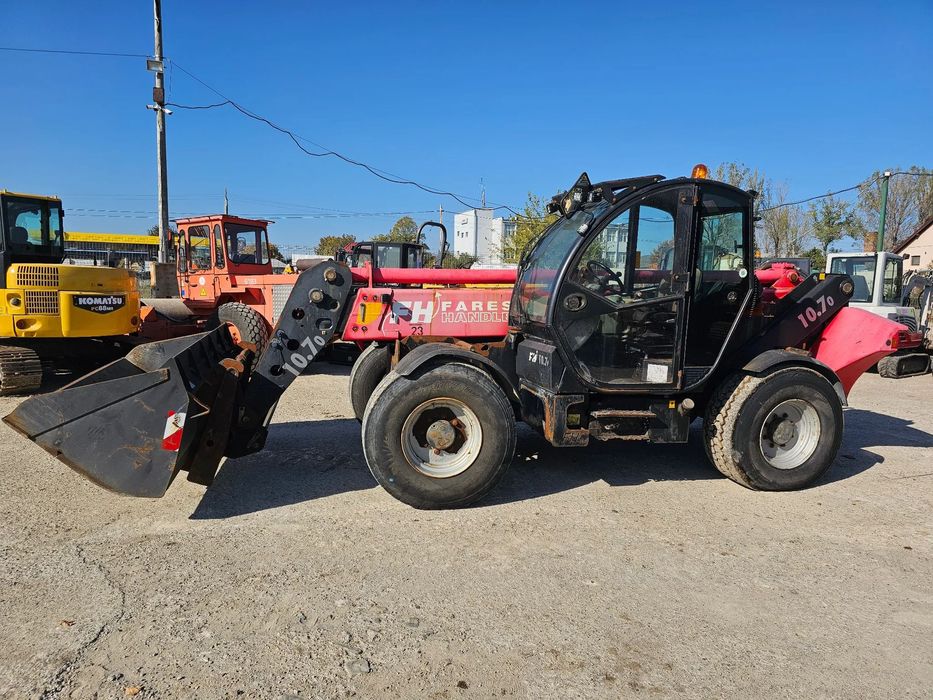 Manitou Faresin 10.70 H incarcator frontal telescopic 7 tone 10 metri Cupa / furci / 7 tone