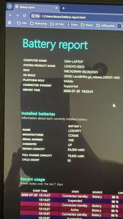 Vand/schimb Lenovo IdeaPad Pro 5 OLED 2.8K 120 Hz | Ryzen 7 8845HS | 32GB RAM | 1TB SSD | Baterie 95%