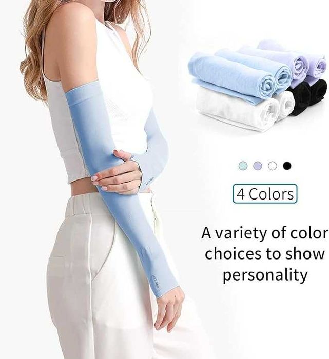 8 Чифта Спортни Ръкави за ръце, протектори, срещу UV лъчи за спорт