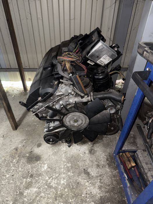 Двигатель из Японии на BMW e39 e38 m52 с одним ванусом 2.8 литров