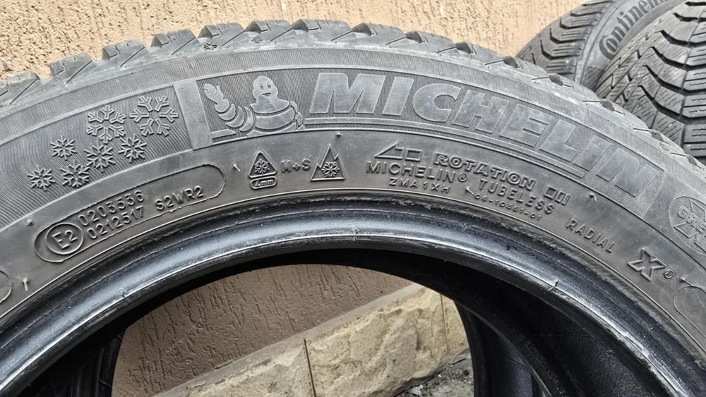 Зимни гуми 185/60 R15 2бр. MICHELIN -Alpin и 2бр.Continental 185/60R15