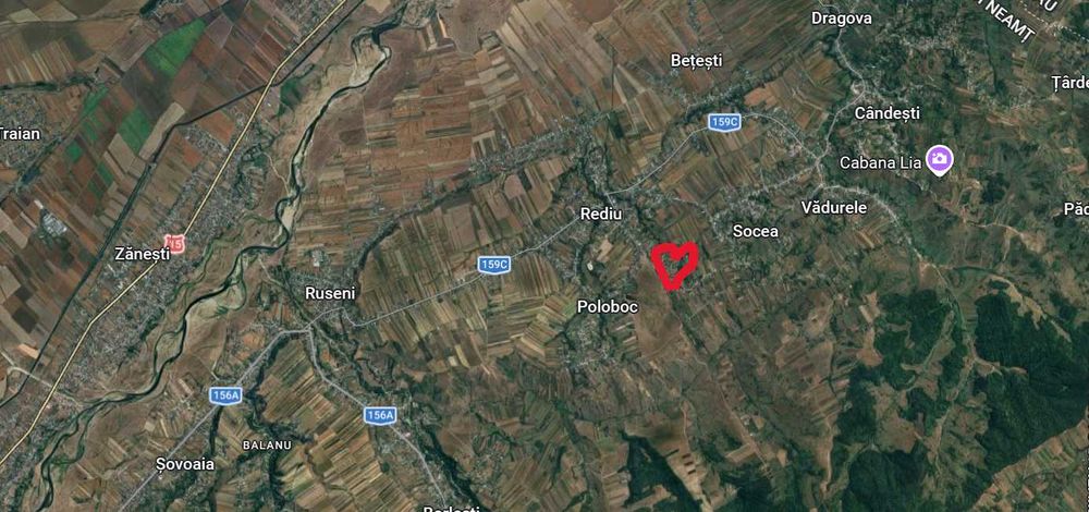 Teren Intravilan com Rediu, Jud Neamt Strada Mereuteni