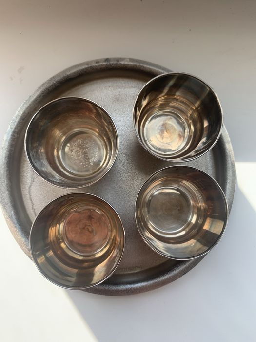 Набор рюмок посеребренные