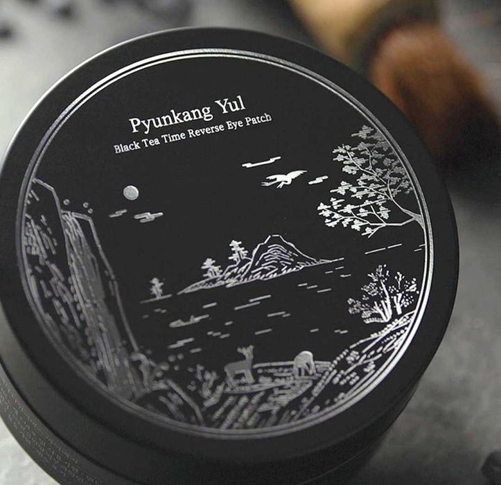 Околоочна маска с черен чай ,околоочен крем маска , дамска козметика