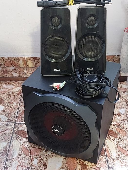 Boxe 2.1 Trust Tytan 60W RMS, subwoofer activ, sateliti