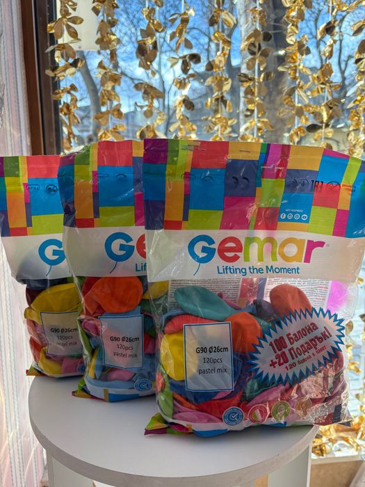 Балони Gemar 120 бр в пакет