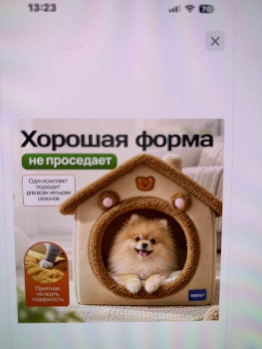 Уютный домик для  хомячка,   для кошек и собачек