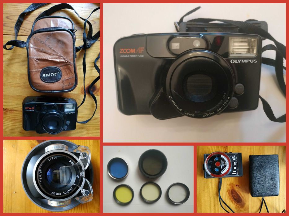 Фотоапарат OLIMPUS ZOOM/Обектив за адаптивно копиране/Филтри/