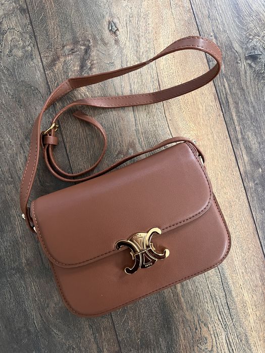 Кафява чанта Celine