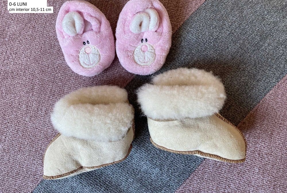 Botosei bebe papuci casa 0-12 luni de toamna iarna noi antiderapant