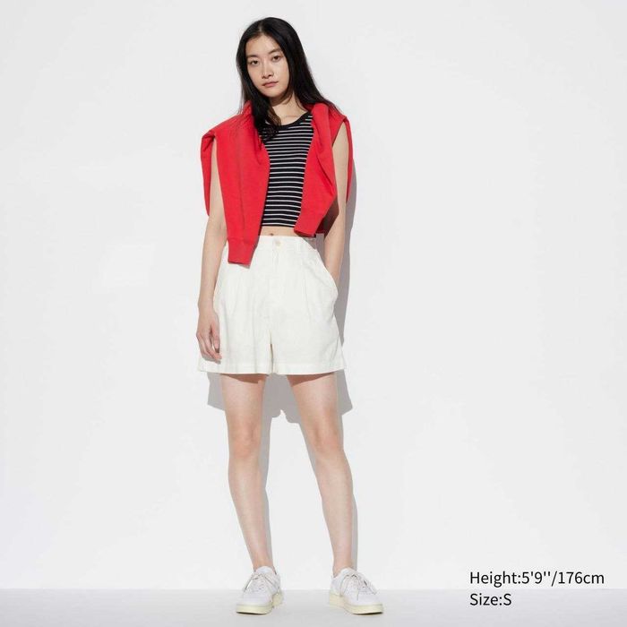 Шорты женские льняные Uniqlo