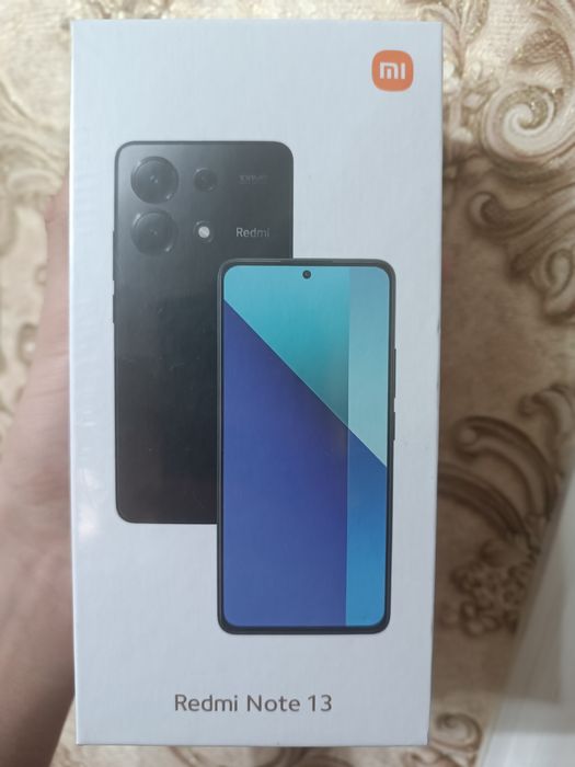 Redmi note 13 kafolati bilan karopka ochilmagan 8ram 128 g xotira qora