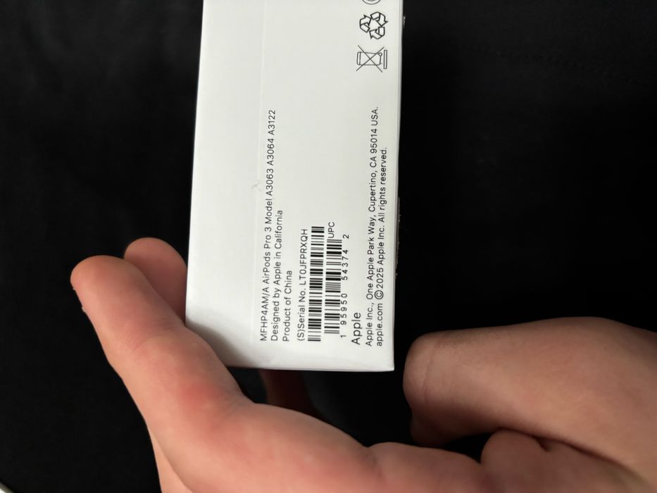 Vand Airpods Pro 3 (2025)