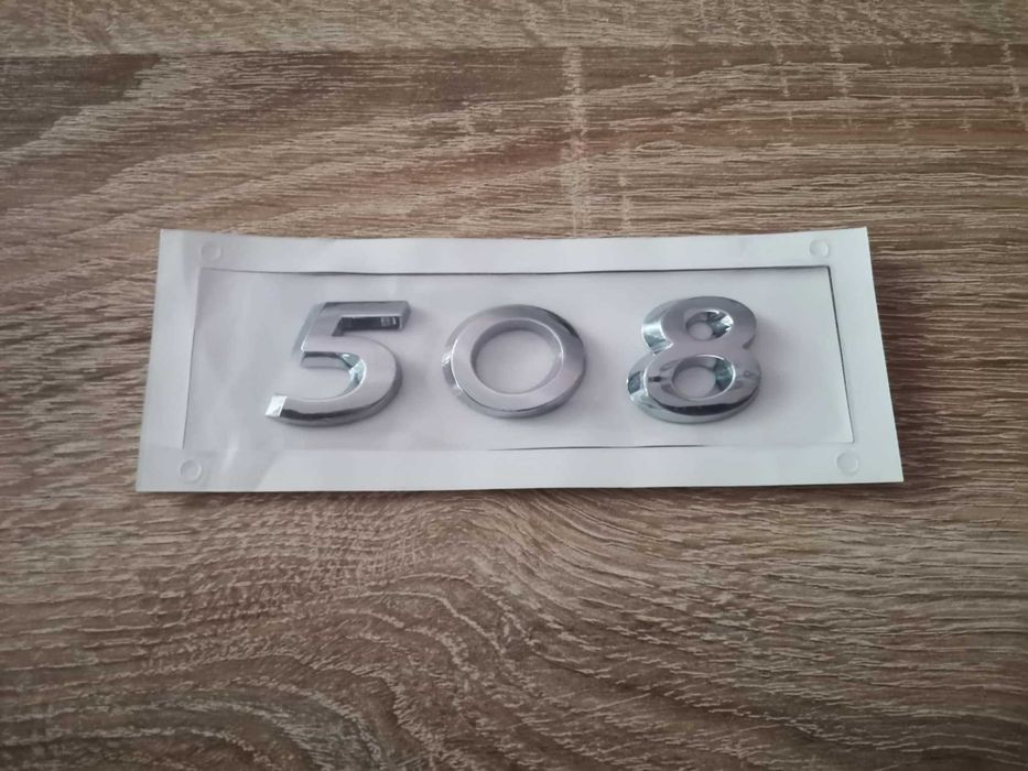 сребриста емблема Peugeot 508 стар стил