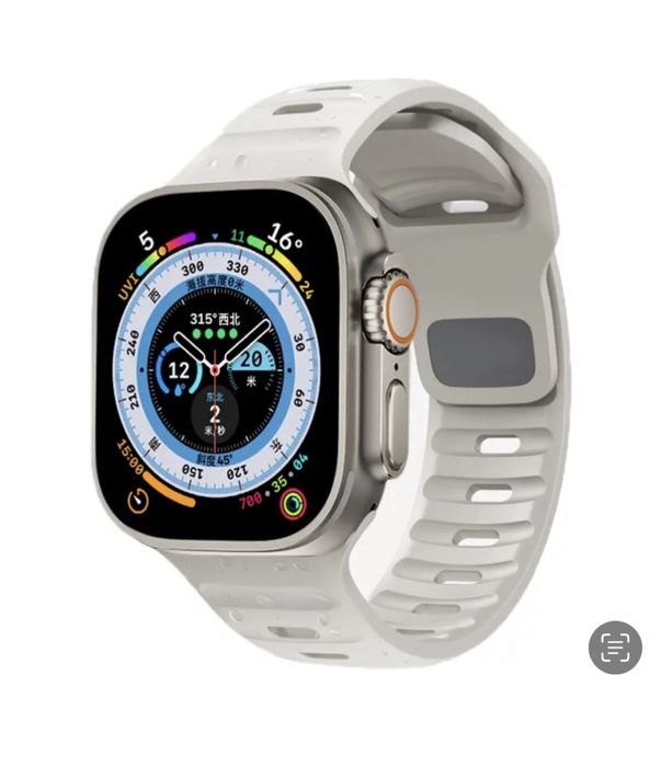 Curea HUSA DirectMobile Holls Silicon Fin Compatibila Ceas Apple Watch