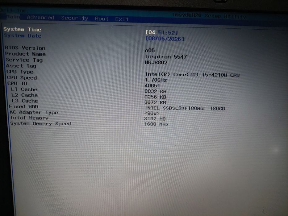 Dezmembrez Laptop Dell Inspiron 5547