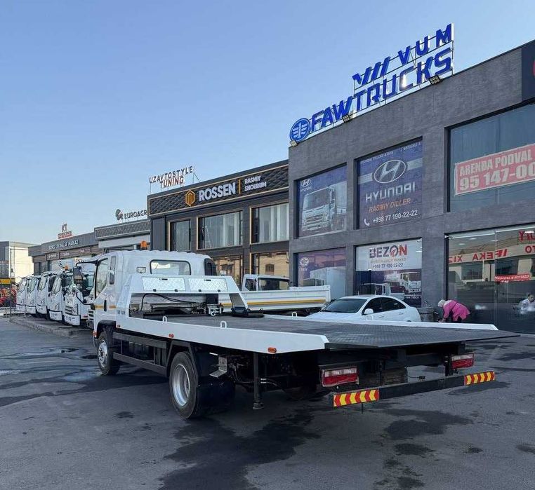 Эвакуатор FAW гидравлическая сдвижная платформа