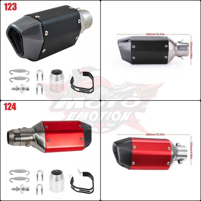 Гърне Ауспух за Мотоциклет Мотор