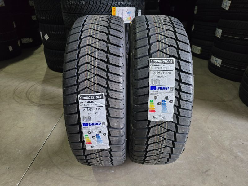 215/60/17 Bridgestone, нови всесезонни гуми - 2 бр.