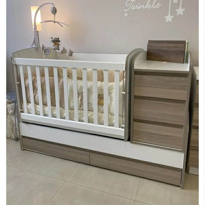 Бебешка кошара Луна/Бебешко легло + скрин