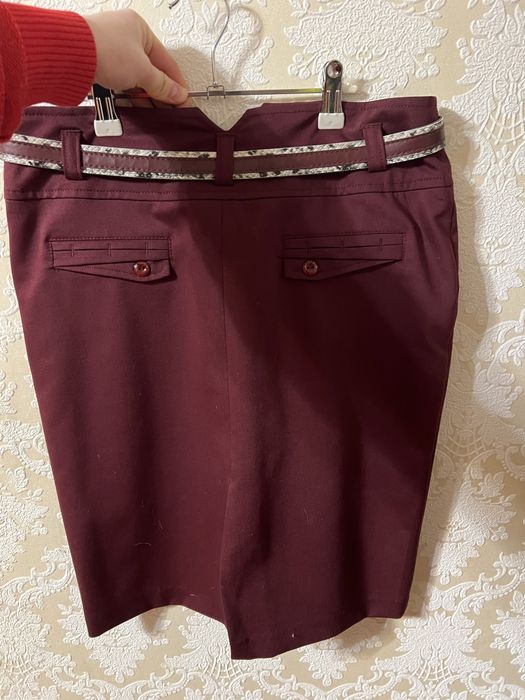 Юбка 44р бордовая