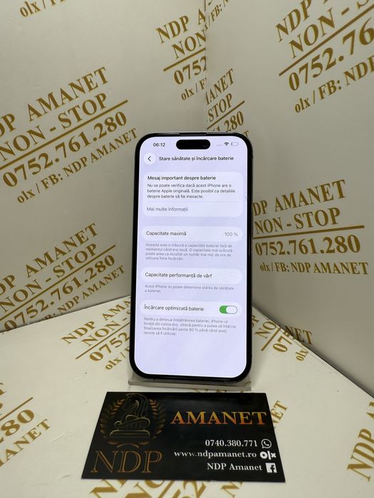 NDP Amanet Braila Iphone 14 Pro(54491)