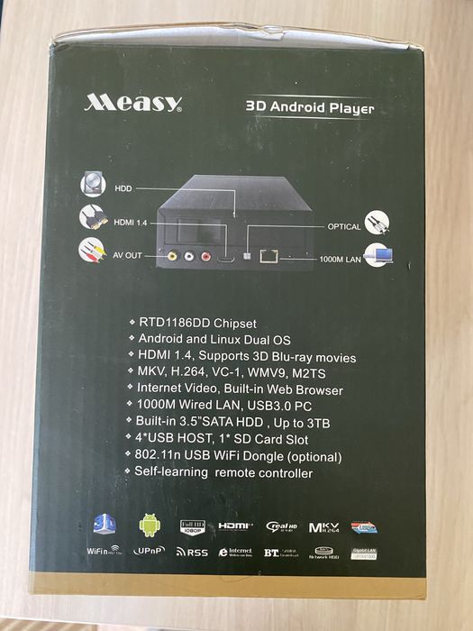 Медиаплеер Measy X5 (hdd не в комплекте)
