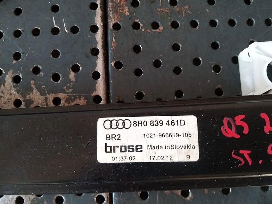 Macara geam electric stanga spate audi q5 8r 8r0839461d