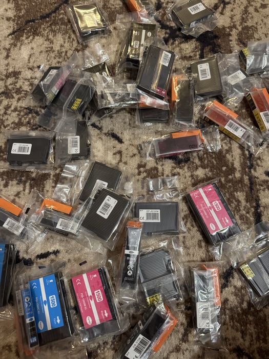 Lot 455 cartușe imprimantă compatibile Canon & Epson – noi, sigilate