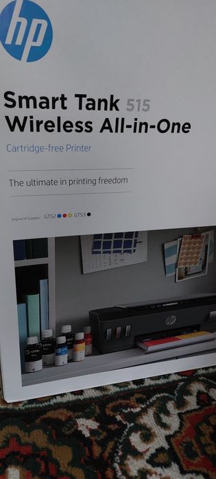 Цветной новый принтер HP SMART TANK 515