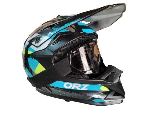 Каска Крос/Атв/Мотор с Очила ORZ комплект 4-ри цвята