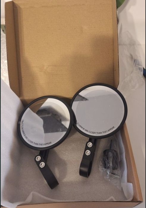 Oglinzi Universale pentru Motocicletă SUPAREE Oglinzi Pliabile Aprobate pentru Ghidon de 22mm și 25.4mm – Negru