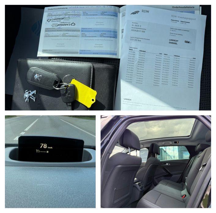 Peugeot 508 SW , Led,Xenon,Head-up,Panoramic,Carte Service + Raport Istoric Km  Distributie Schimbata !