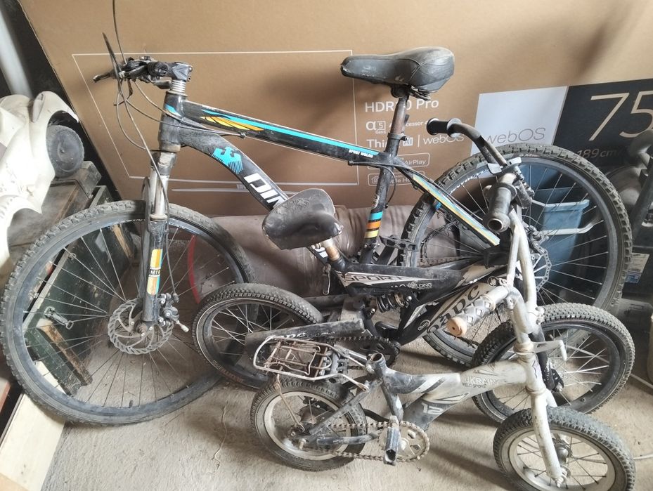 Велосипед и машины