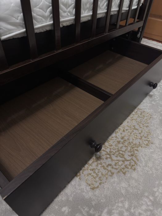 Детская кровать манеж с матрасом