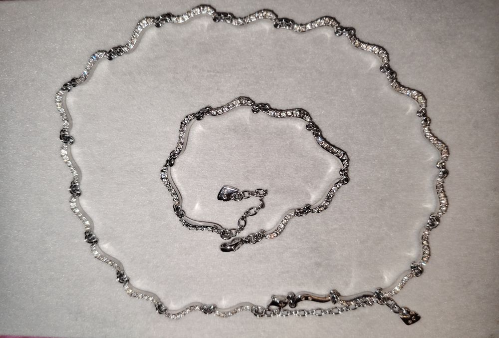 Set swarovski lanț și bratara
