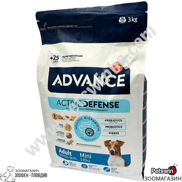 Пълноценна Храна за Кучета от Мини породи- 3кг/7кг-Пиле и Ориз-Advance