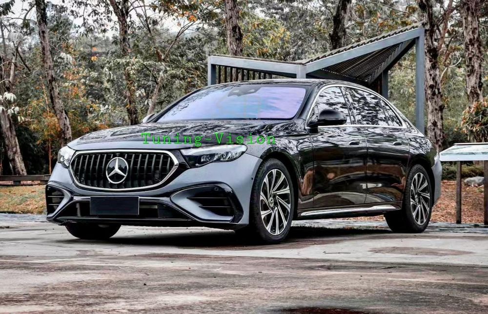 W214 E53AMG пакет предна броня задна броня накрайници решетка S214