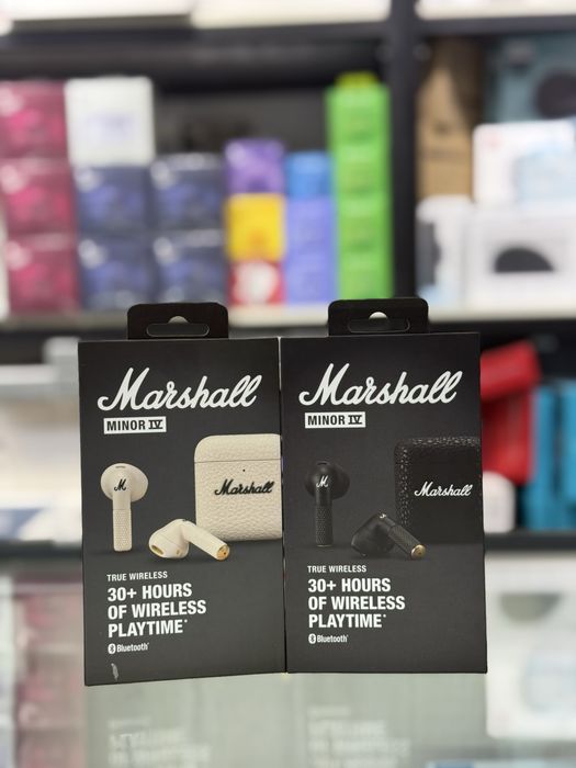 Наушники Marshall MINOR IV 4 Black оригенал 1000%